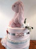 Diaper cake - Double - Pink Bunny