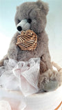 Diaper cake - Double - Brown Bear and Rattle