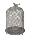 GOLDEN SPARROW MESH CANDLE HOLDER - Sml & Lge