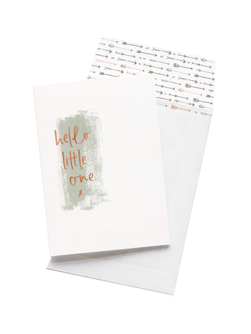 Hello Little one Greeting Card